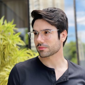 safine com br oculos de grau masculino quadrado transparente vini 1