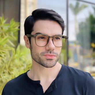 safine com br oculos de grau masculino quadrado verde alex 2 0 1