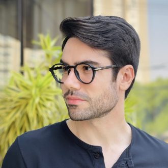 safine com br oculos de grau masculino redondo preto fosco harry 2 0 2