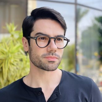 safine com br oculos de grau masculino redondo preto fosco harry 2 0 3