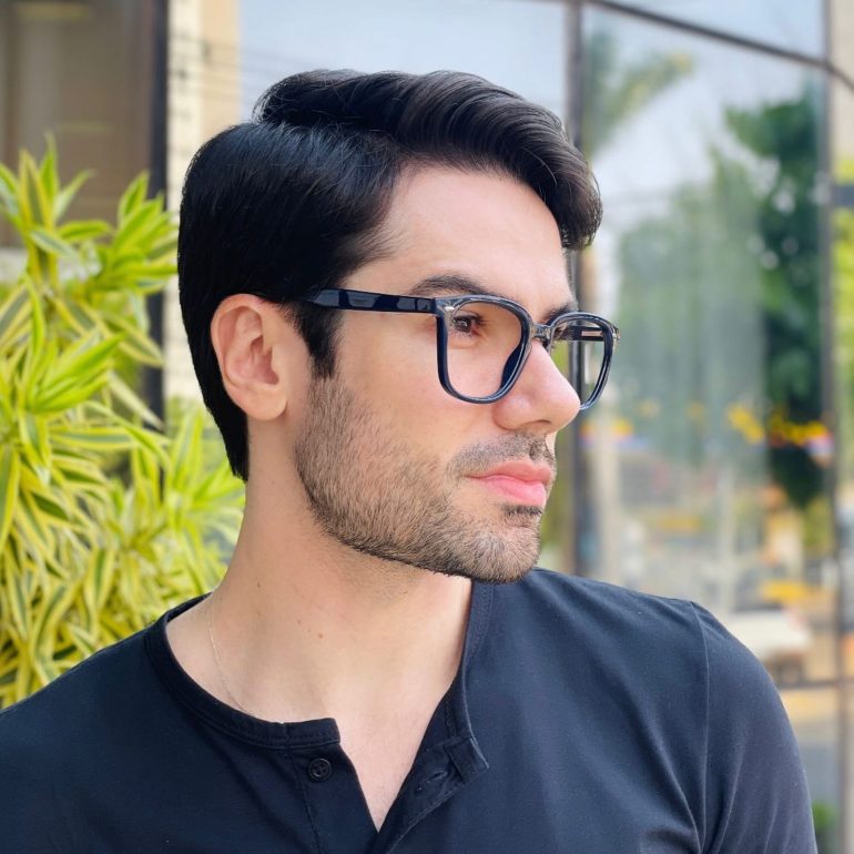 safine com br oculos de grau quadrado azul joaquim 2 0 1