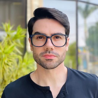safine com br oculos de grau quadrado azul joaquim 2 0 3