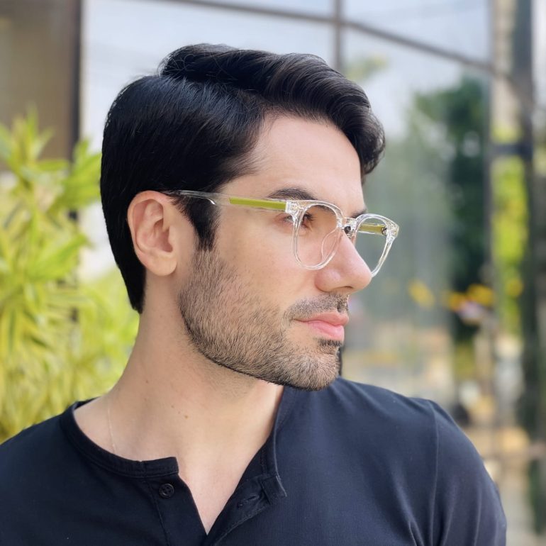 safine com br oculos de grau quadrado transparente vinicius 2 0