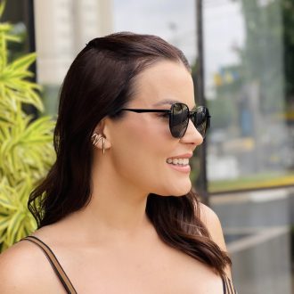 safine com br oculos de sol feminino hexagonal preto karen 1