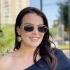 safine com br oculos de sol feminino oval dourado poly 2