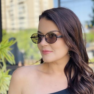 safine com br oculos de sol feminino oval preto e marrom poly 1