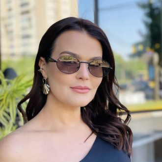 safine com br oculos de sol feminino oval preto e marrom poly 3