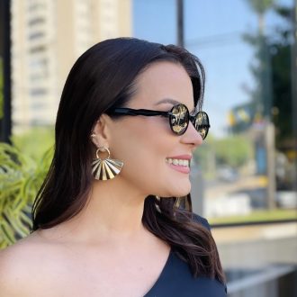 safine com br oculos de sol feminino oval preto poly 4