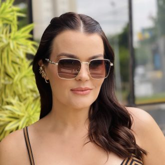 safine com br oculos de sol feminino quadrado dourado e marrom sabrina 2