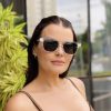 safine com br oculos de sol feminino quadrado transparente nubia