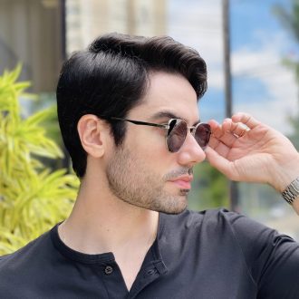 safine com br oculos de sol masculino hexagonal prata geovani 1