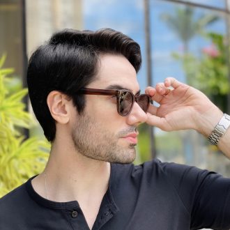 safine com br oculos de sol masculino quadrado marrom alan 3