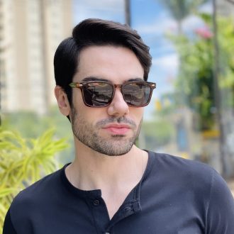 safine com br oculos de sol masculino quadrado verde transparente henrique 2