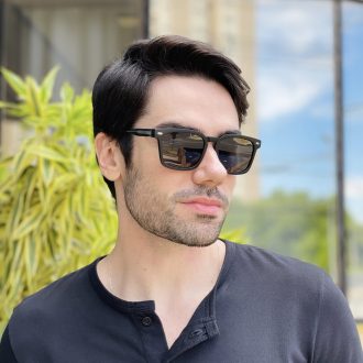 safine com br oculos de sol masculino quadrado verde transparente henrique 24