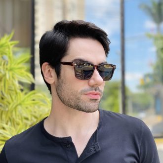 safine com br oculos de sol masculino quadrado verde transparente henrique 5