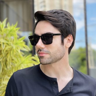 safine com br oculos de sol masculino quadrado verde transparente henrique 9