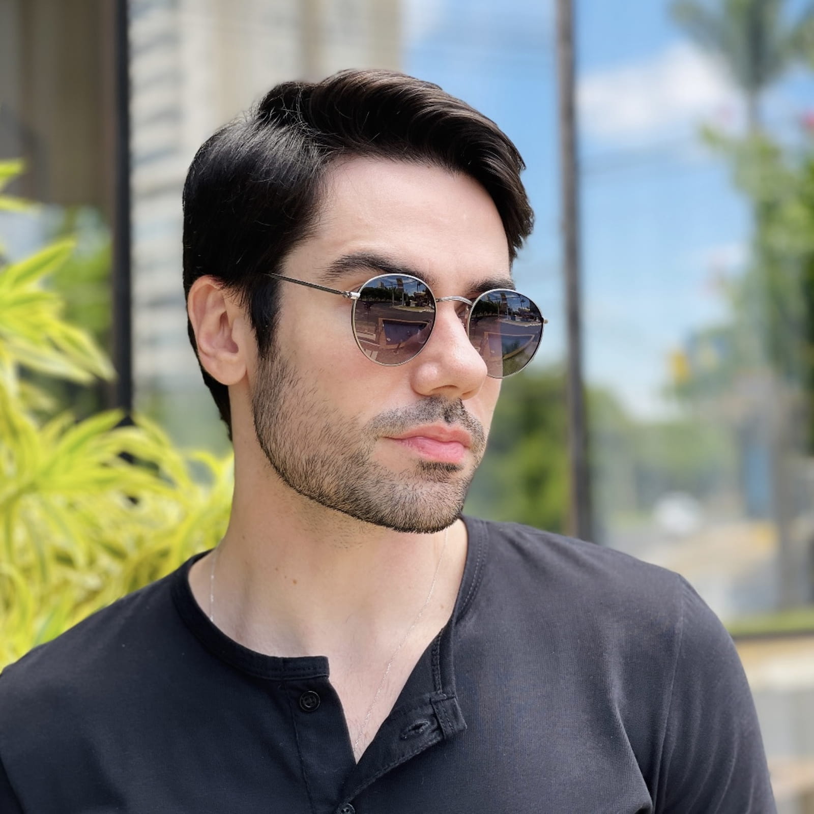 safine com br oculos de sol masculino redondo grafite rafael safine com br oculos de sol masculino redondo grafite rafael