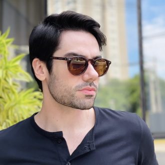 safine com br oculos de sol masculino redondo marrom gustavo 5