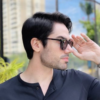 safine com br oculos de sol masculino redondo preto gustavo 2
