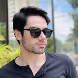safine com br oculos de sol masculino redondo preto gustavo 5