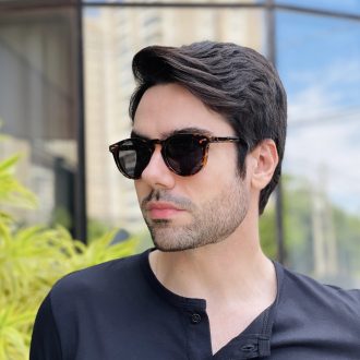 safine com br oculos de sol masculino redondo tartaruga gustavo 2