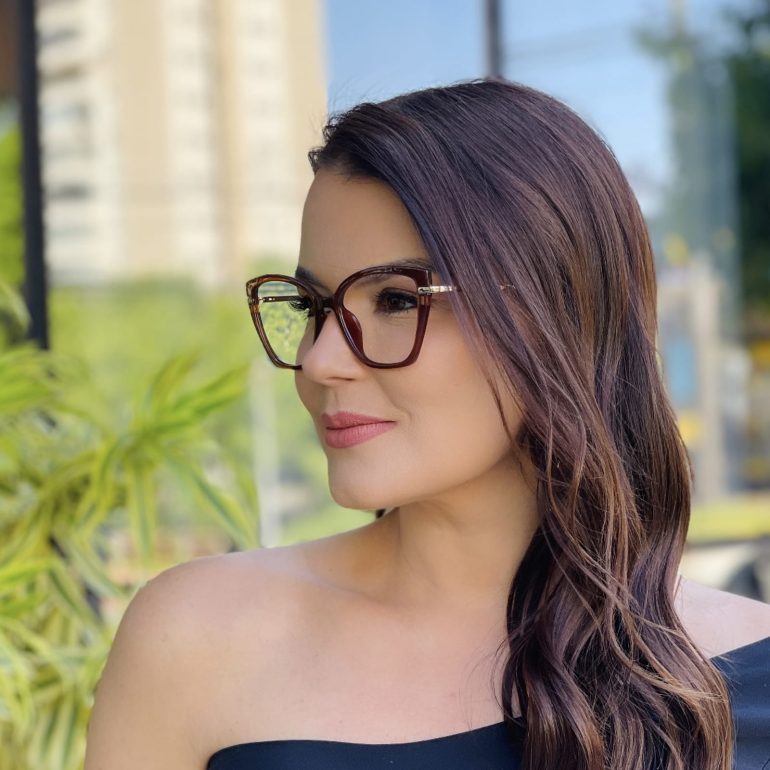 safine com br oculos feminino 2 em 1 clip on gatinho marrom dalila 2 0 9