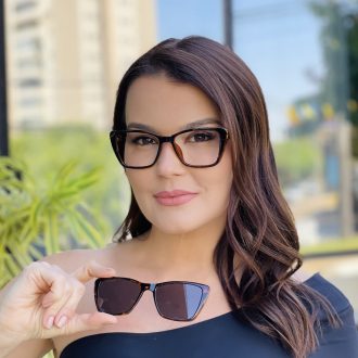 safine com br oculos feminino 2 em 1 clip on gatinho tartaruga pamela 8
