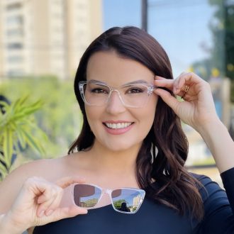 safine com br oculos feminino 2 em 1 clip on gatinho transparente pamela 11