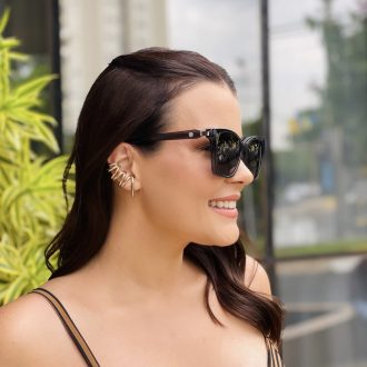 safine com br oculos feminino 2 em 1 clip on quadrado cinza luma 8