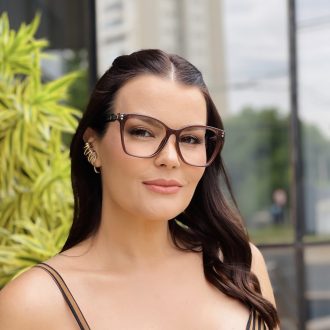 safine com br oculos feminino 2 em 1 clip on quadrado marrom luma 10