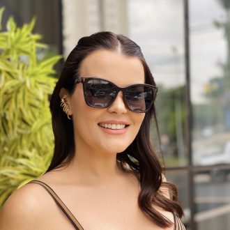 safine com br oculos feminino 2 em 1 clip on quadrado marrom luma 12