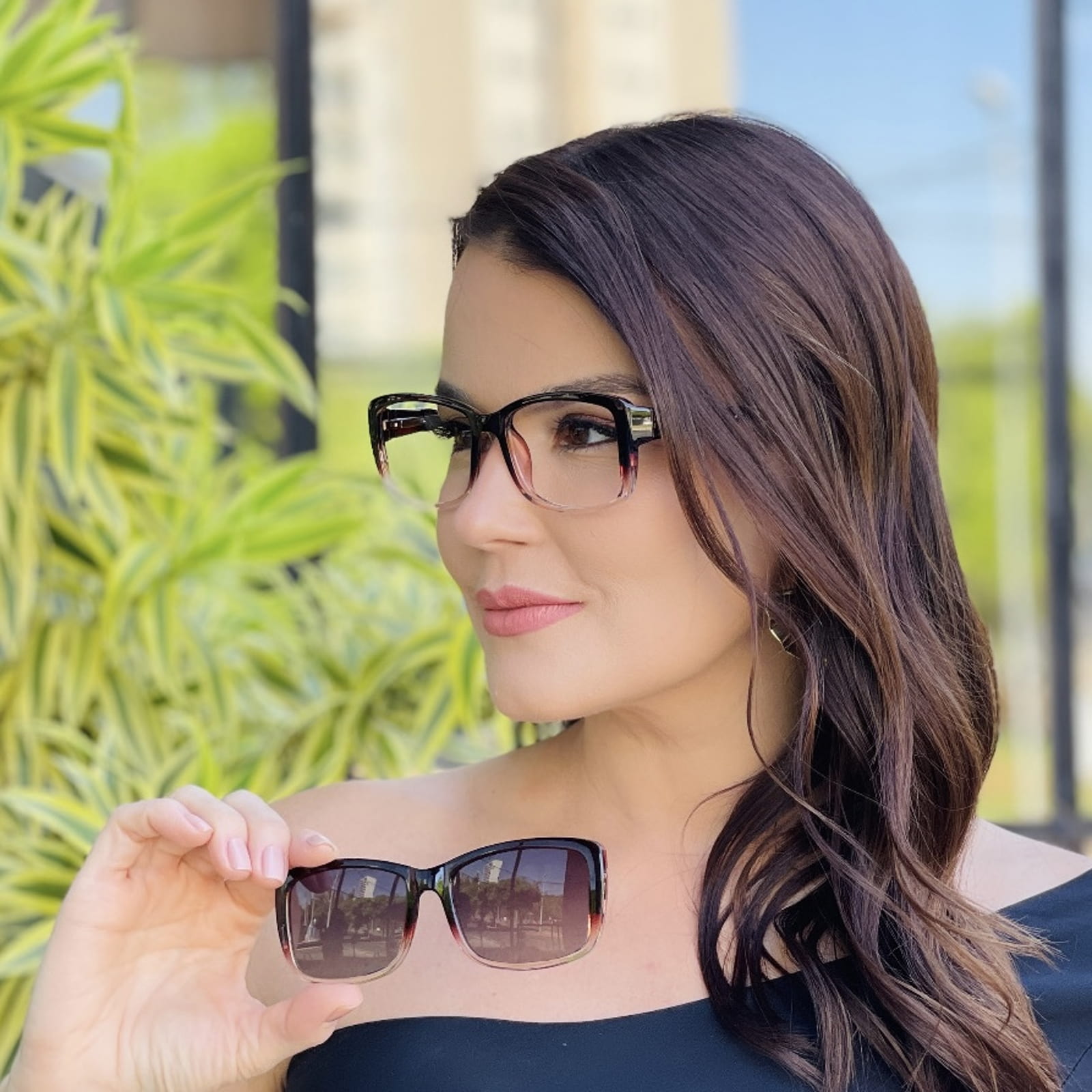 safine com br oculos feminino 2 em 1 clip on retangular marrom bruna 7 safine com br oculos feminino 2 em 1 clip on retangular marrom bruna 7