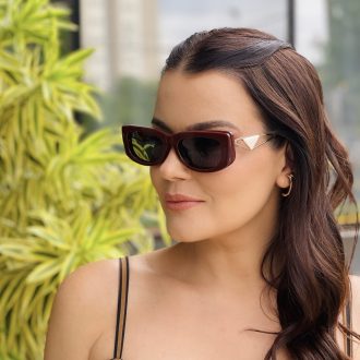 safine com br oculos feminino 2 em 1 clip on retangular marsala paty 12