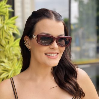 safine com br oculos feminino 2 em 1 clip on retangular marsala paty 3