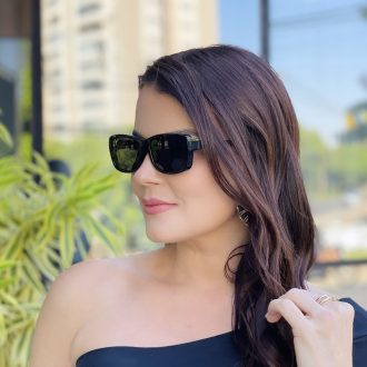 safine com br oculos feminino 2 em 1 clip on retangular preto bruna 6