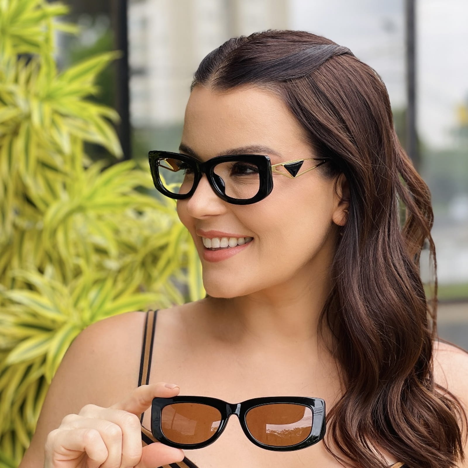 safine com br oculos feminino 2 em 1 clip on retangular preto e marrom paty 3 safine com br oculos feminino 2 em 1 clip on retangular preto e marrom paty 3