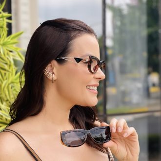 safine com br oculos feminino 2 em 1 clip on retangular tartaruga paty 6