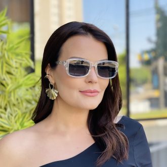 safine com br oculos feminino 2 em 1 clip on retangular transparente bruna 4