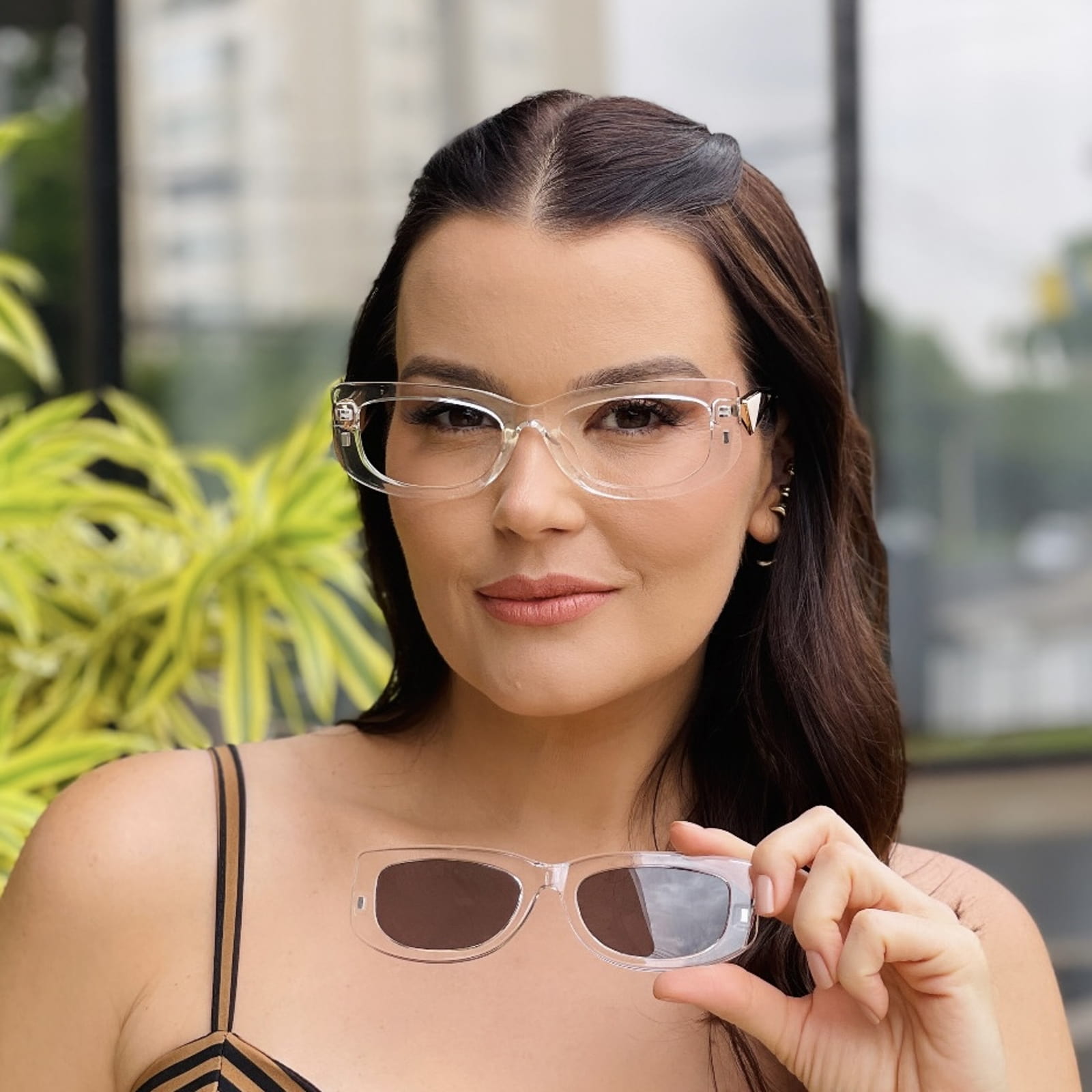 safine com br oculos feminino 2 em 1 clip on retangular transparente paty 6 safine com br oculos feminino 2 em 1 clip on retangular transparente paty 6