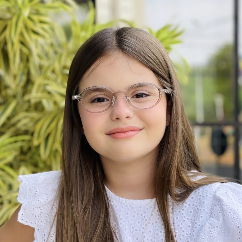 safine com br oculos infantil de grau oval cinza cica 1