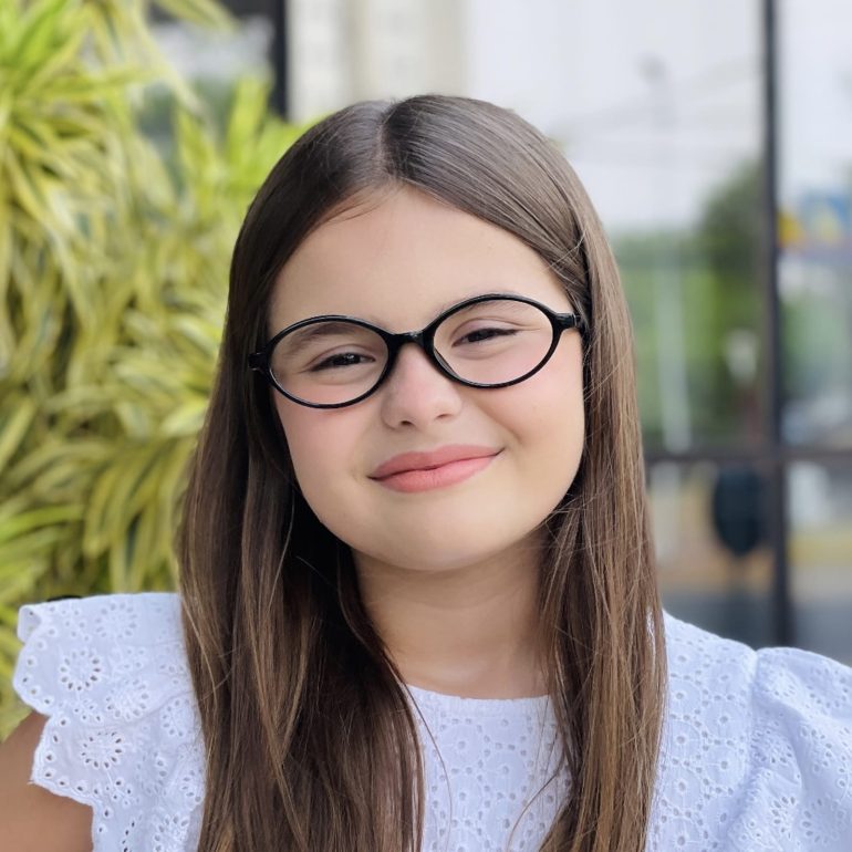 safine com br oculos infantil de grau oval preto babi 2