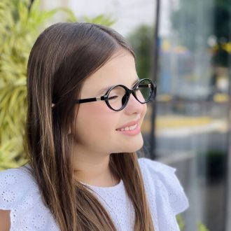 safine com br oculos infantil de grau oval preto babi 3