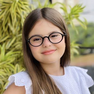safine com br oculos infantil de grau oval preto cica 2