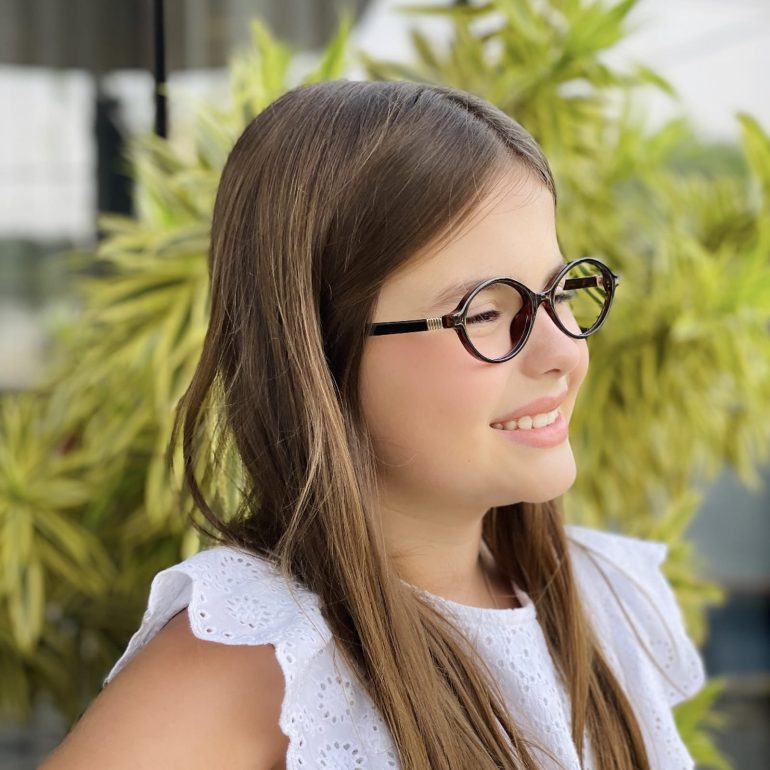 safine com br oculos infantil de grau oval tartaruga babi 1