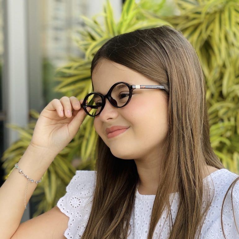 safine com br oculos infantil de grau oval tartaruga babi