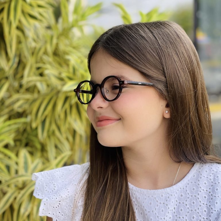 safine com br oculos infantil de grau oval tartaruga cica 3