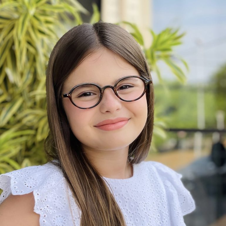 safine com br oculos infantil de grau oval tartaruga cica