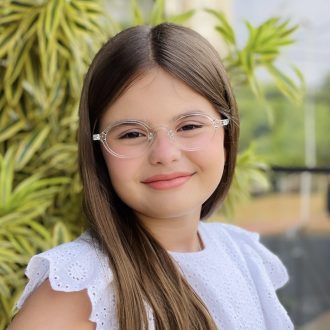 safine com br oculos infantil de grau oval transparente cica 2