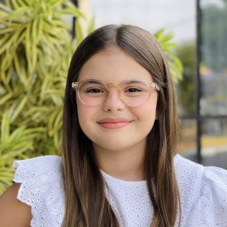 safine com br oculos infantil de grau redondo rose bia 4