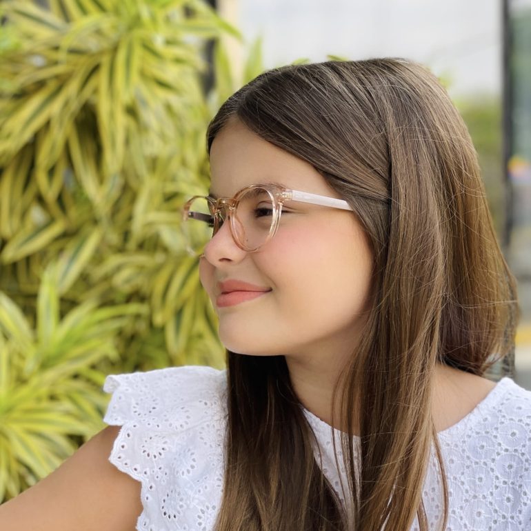 safine com br oculos infantil de grau redondo rose bia 6